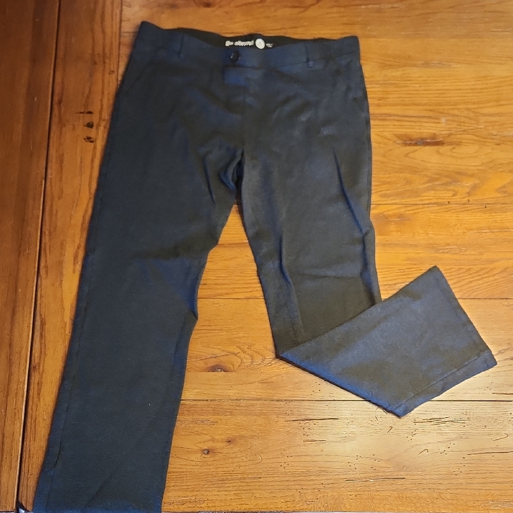 Betabrand Black Straight Leg Pants